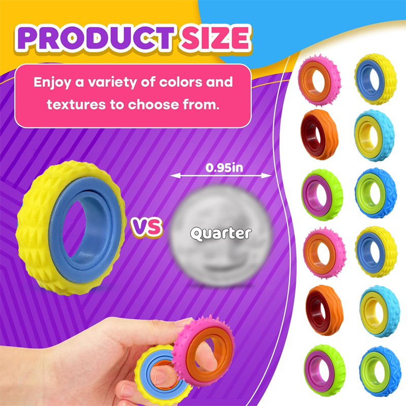 Set Fidget Sensorial 12 Piezas - Anti-estrés - Imagen 4