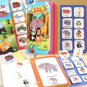 Libro Ocupado Montessori Bebé - Mi Primer Libro Silencioso de Aprendizaje Temprano 2-3 Años