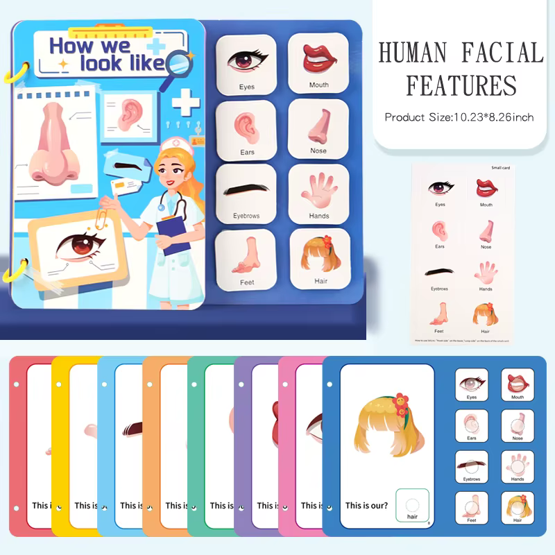 Libro Ocupado Montessori Bebé - Mi Primer Libro Silencioso de Aprendizaje Temprano 2-3 Años - Imagen 6