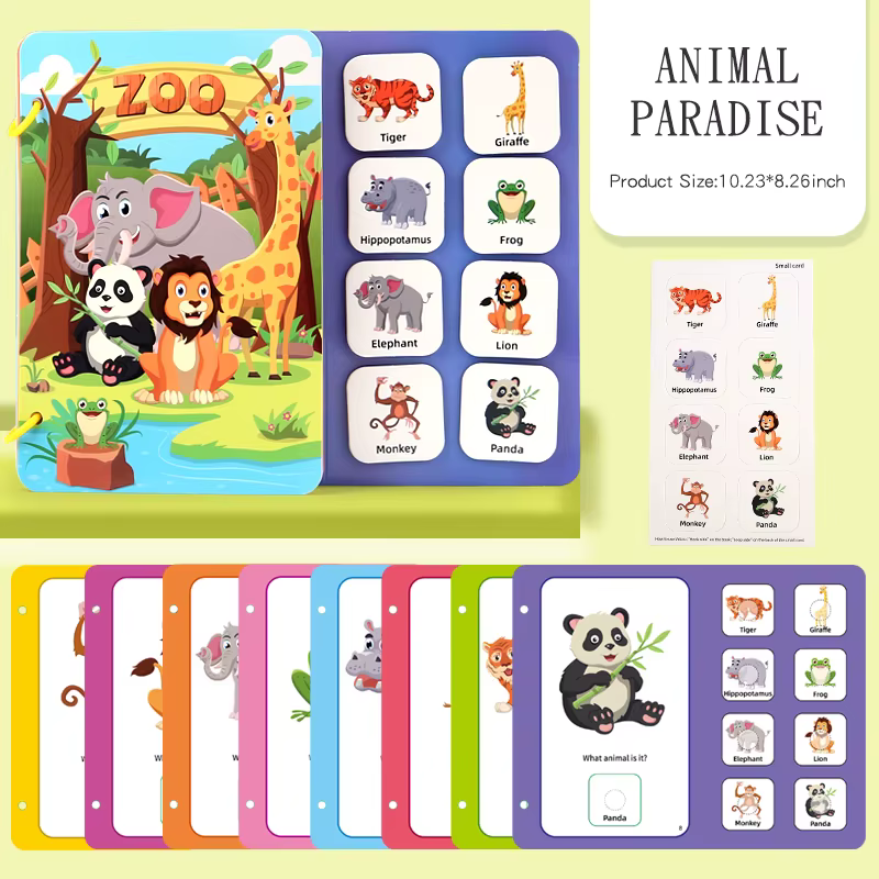 Libro Ocupado Montessori Bebé - Mi Primer Libro Silencioso de Aprendizaje Temprano 2-3 Años - Imagen 7